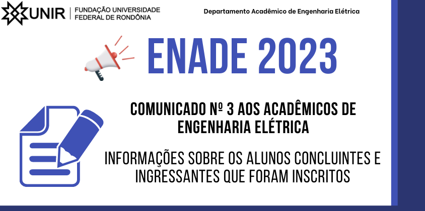 Banner ENADE 2023 Comunicado 3-  844x420px