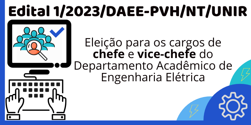 Banner Eleição DAEE 2023 - 840 x 420 px