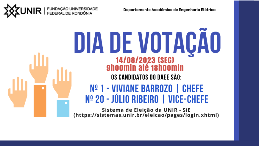 Banner Eleição DAEE 2023 - 870 x 490 px